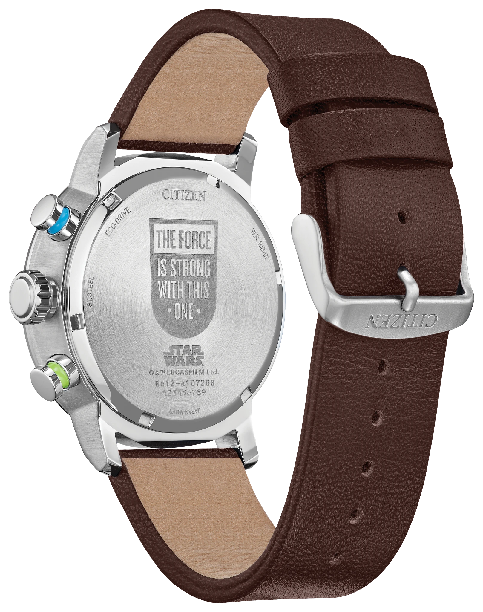 Luke Skywalker Blue Dial Leather Strap CA0768-07W | CITIZEN